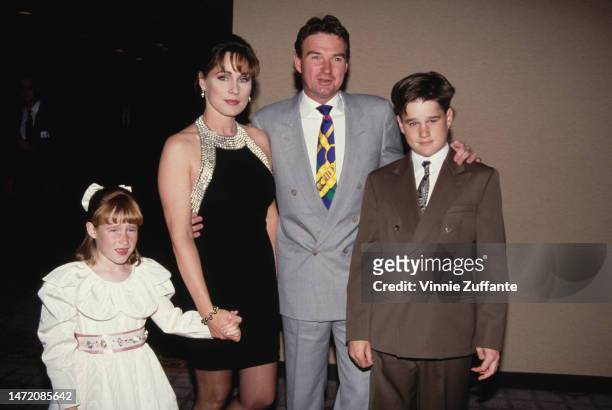 Jimmy Connors, his wife Patti McGuire and their children attend the 7th Annual Magic Johnson Sports Stars Award Salute to Jimmy Connors to Benefit...