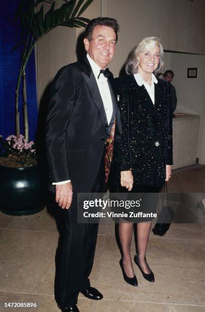 Mike Connors and wife Marylou Connors during 5th Annual American Cinema Awards at Beverly Hilton Hotel in Beverly Hills, California, United States,...