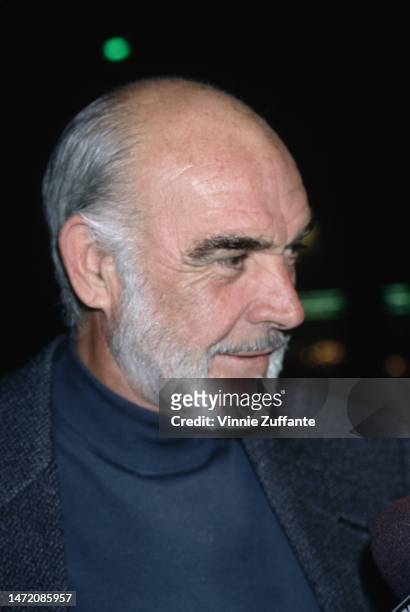 Sean Connery attends the screening of "Outbreak" at Mann Bruin Theater in Westwood, California, United States, 6th March 1995.