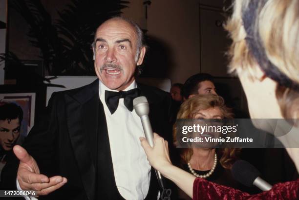 Sean Connery and wife Micheline Connery attend 2nd Annual Ella Lifetime Achievement Awards at the Beverly Hilton Hotel in Beverly Hills, California,...