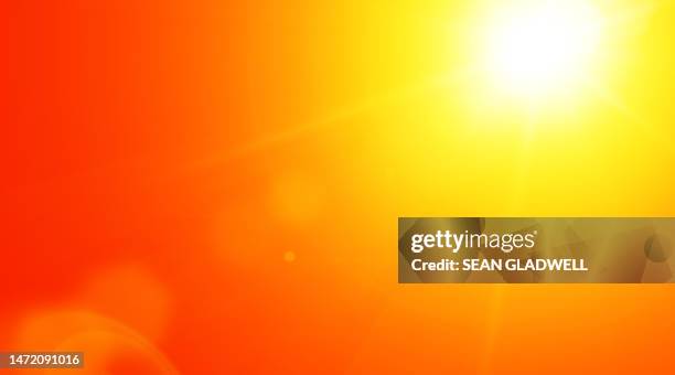 glowing sun background - summer stock pictures, royalty-free photos & images