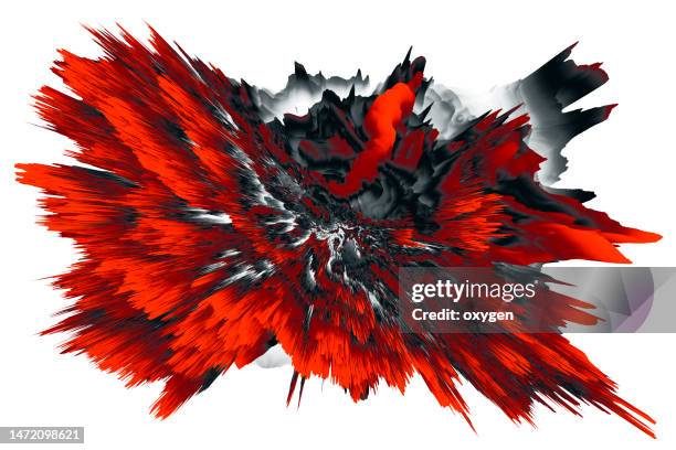 Red Frame Distorted Extruded Background Photos and Premium High Res Pictures - Getty Images