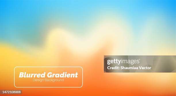 blurred colourful gradient abstract background design - polish mountains spring stock illustrations