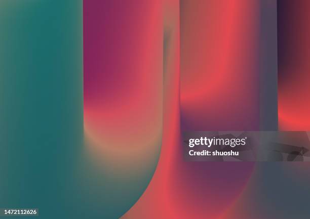 curve fashion dynamic circle blend color gradient light poster design background - retirement background stock illustrations