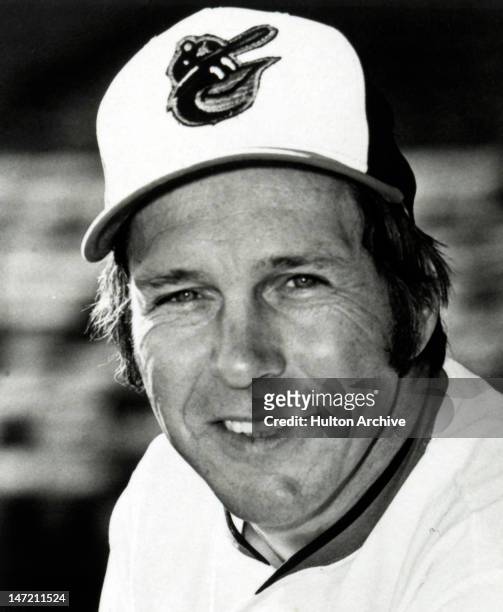 Brooks Robinson of the Baltimore Orioles poses for a portrait in March, 1975 in Baltimore, Maryland.