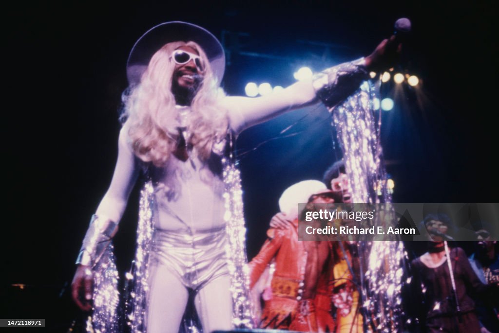 George Clinton Actor George Clinton performing on stage with American funk band... News ...