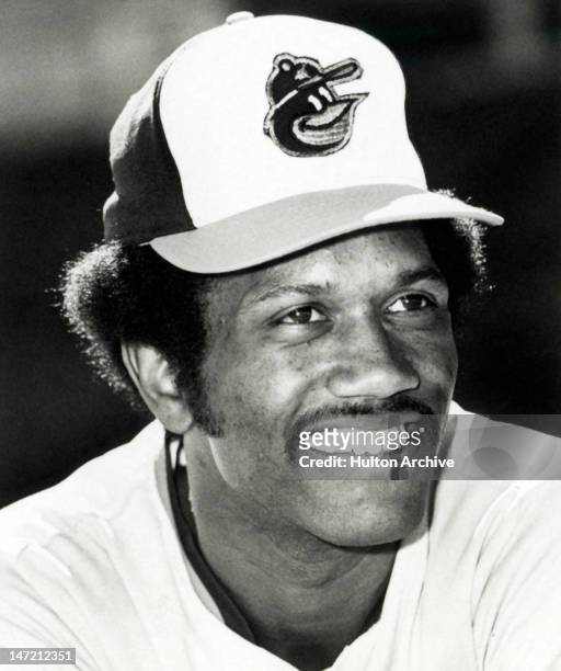 Paul Blair of the Baltimore Orioles poses for a portrait in March, 1975 in Baltimore, Maryland.