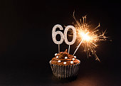Happy 60th Birthday Cupcake