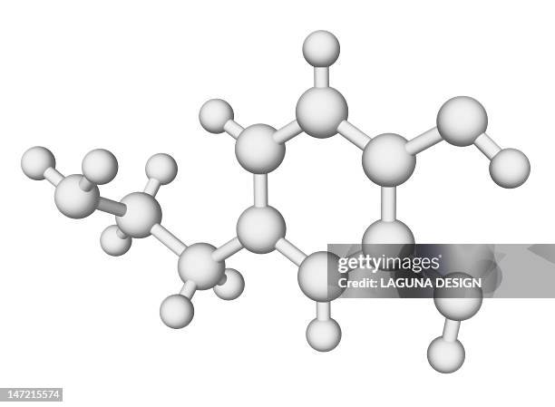 dopamine neurotransmitter molecule - hormones stock illustrations
