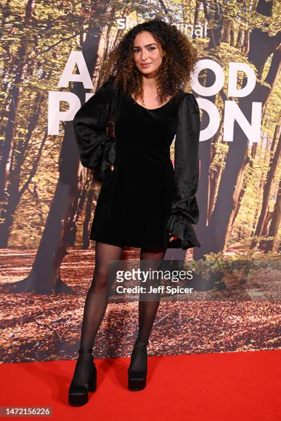 Anna Shaffer arrives at the "A Good Person" UK Premiere at The Ham Yard Hotel on March 08, 2023 in London, England.