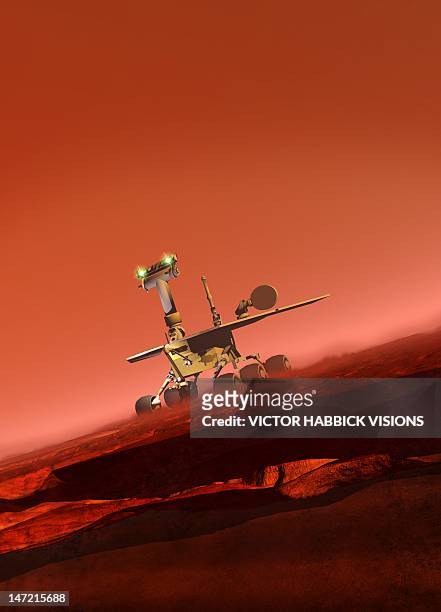 illustrations, cliparts, dessins animés et icônes de curiosity rover, artwork - mars curiosity rover