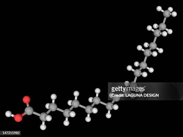 elaidic acid molecule - fatty acid stock-grafiken, -clipart, -cartoons und -symbole