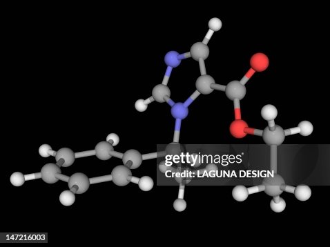 Etomidate drug molecule Etomidate drug molecule