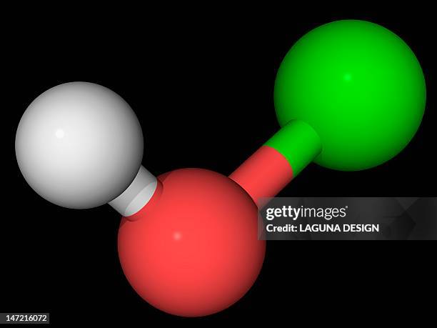 hypochlorous acid molecule - using deodorant stock illustrations