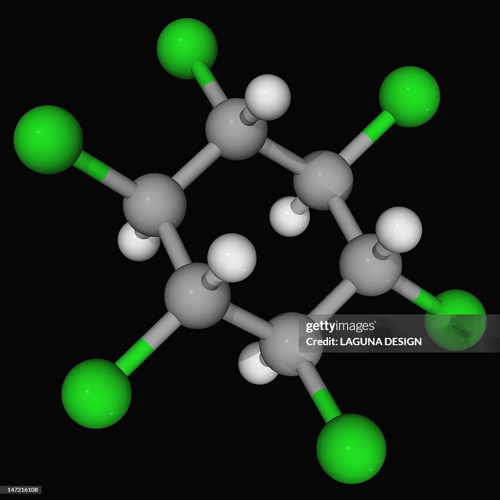 Lindane molecule