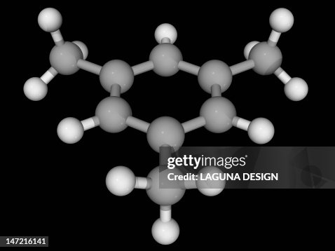 Mesitylene molecule Mesitylene molecule