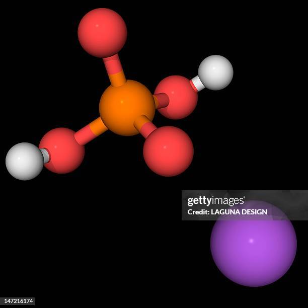 monosodium phosphate molecule - monosodium phosphate stock illustrations