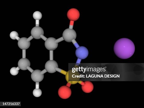 Saccharin molecule Saccharin molecule