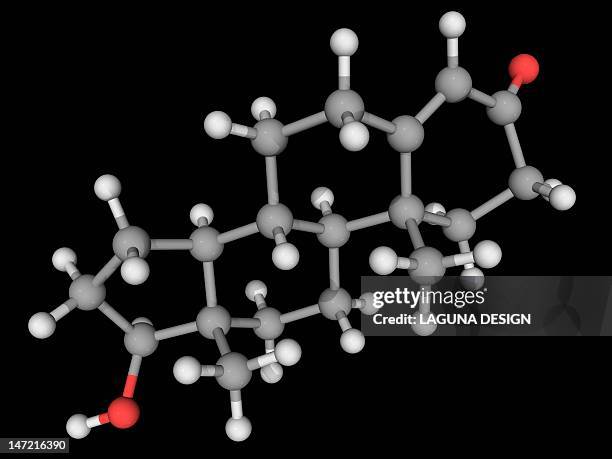 testosterone hormone molecule - testosterone molecule stock illustrations