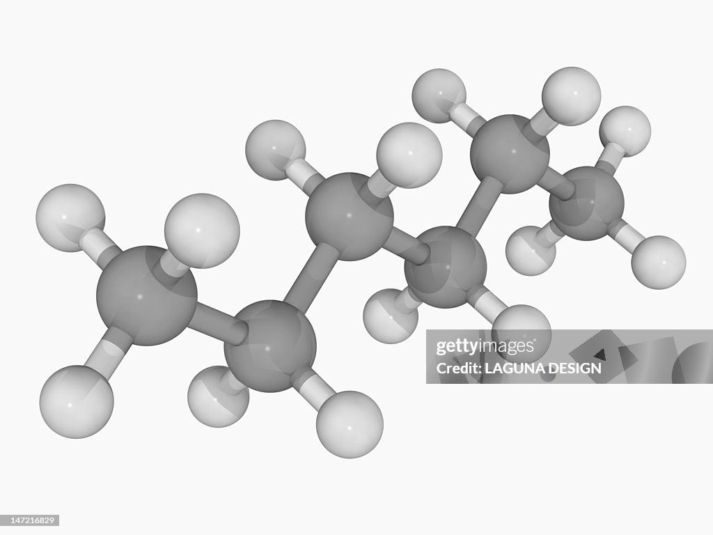 Hexane molecule