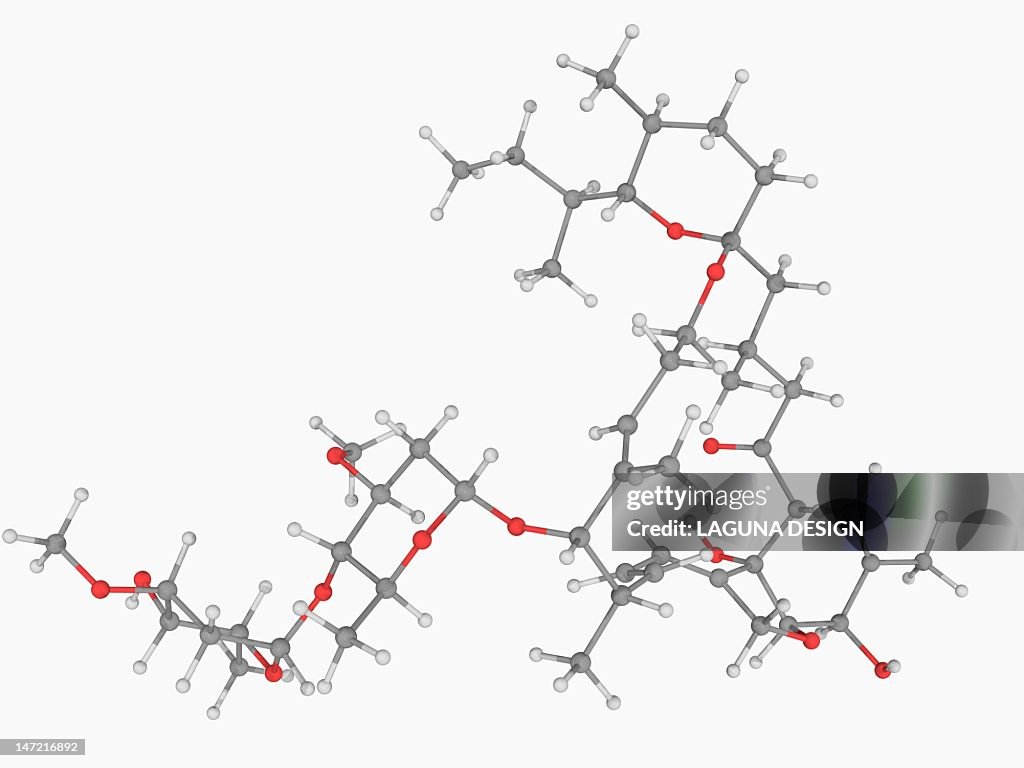 Ivermectin drug molecule