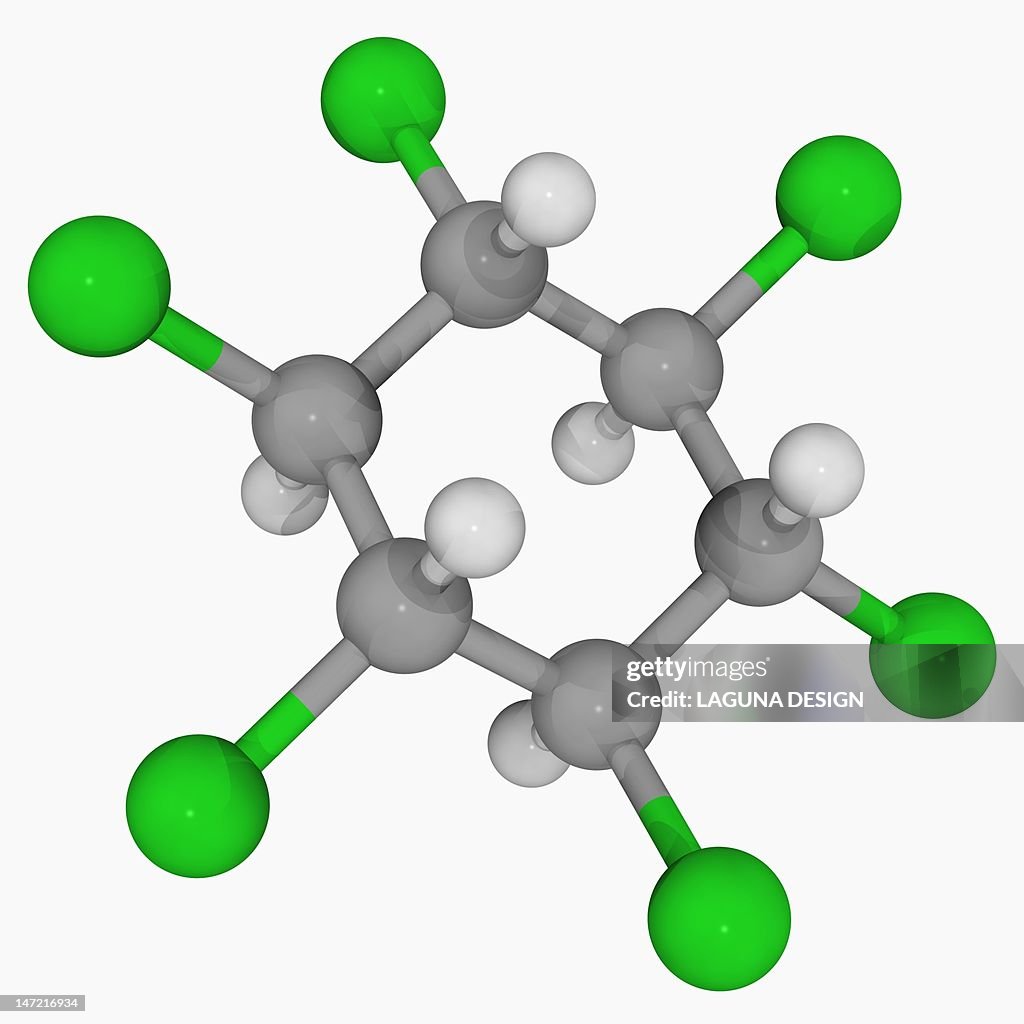 Lindane molecule