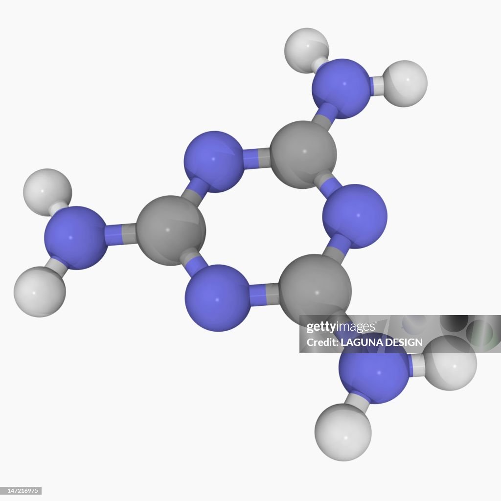 Melamine molecule