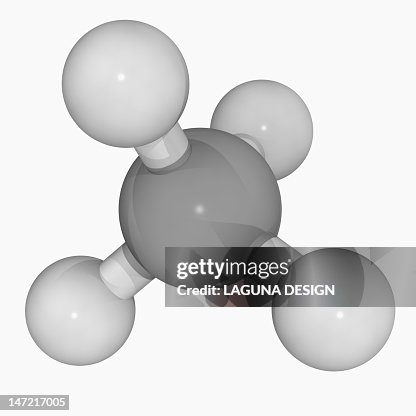 Methane molecule Methane molecule