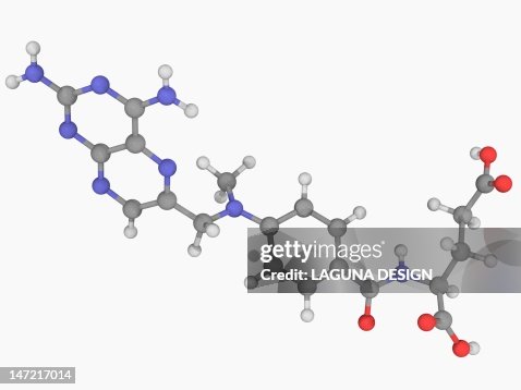 Methotrexate drug molecule Methotrexate drug molecule