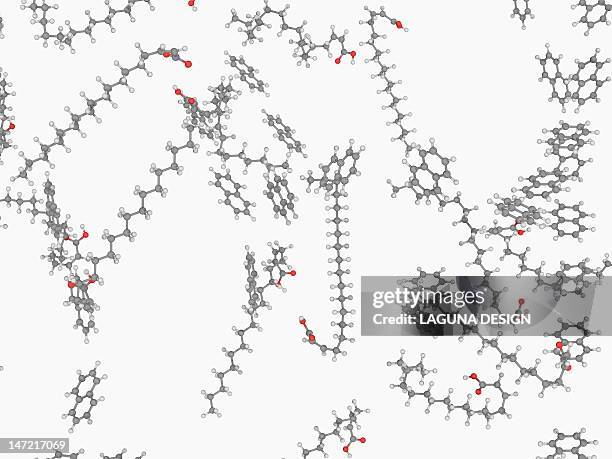 napalm b molecule - polystyrene molecule stock illustrations