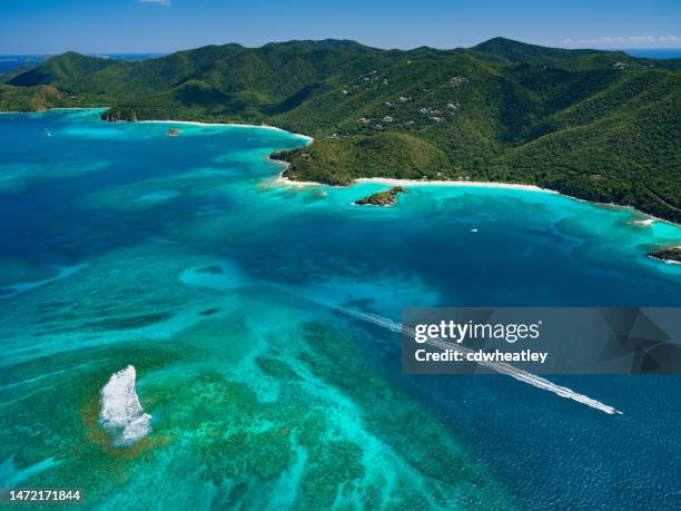 trunk bay, united states virgin islands - trunk bay bildbanksfoton och bilder