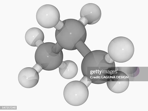 propane molecule - propane stock illustrations