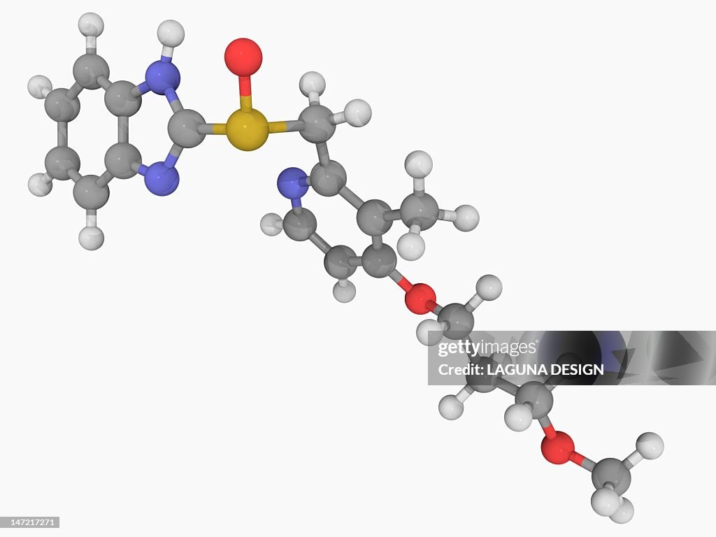 Rabeprazole drug molecule