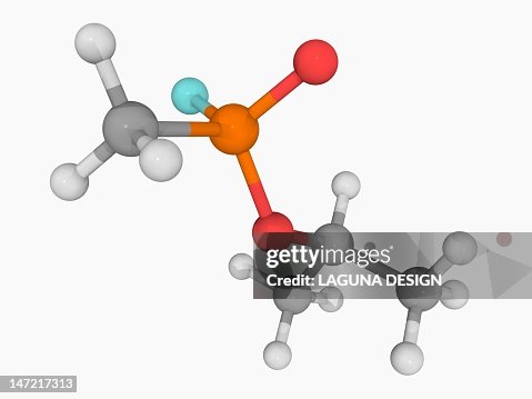 Sarin molecule Sarin molecule