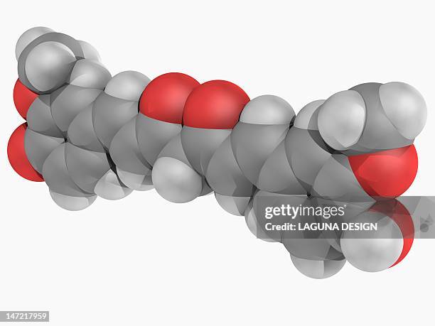 curcumin molecule - turmeric stock illustrations