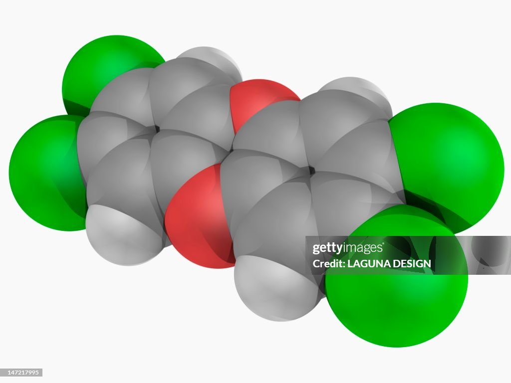 Dioxin (TCDD) molecule