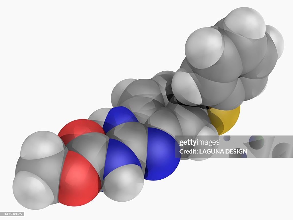Fenbendazole drug molecule
