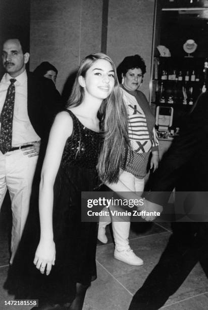 Sofia Coppola daughter of director Francis Ford Coppola out in Los Angeles, California, United States, circa 1980s.
