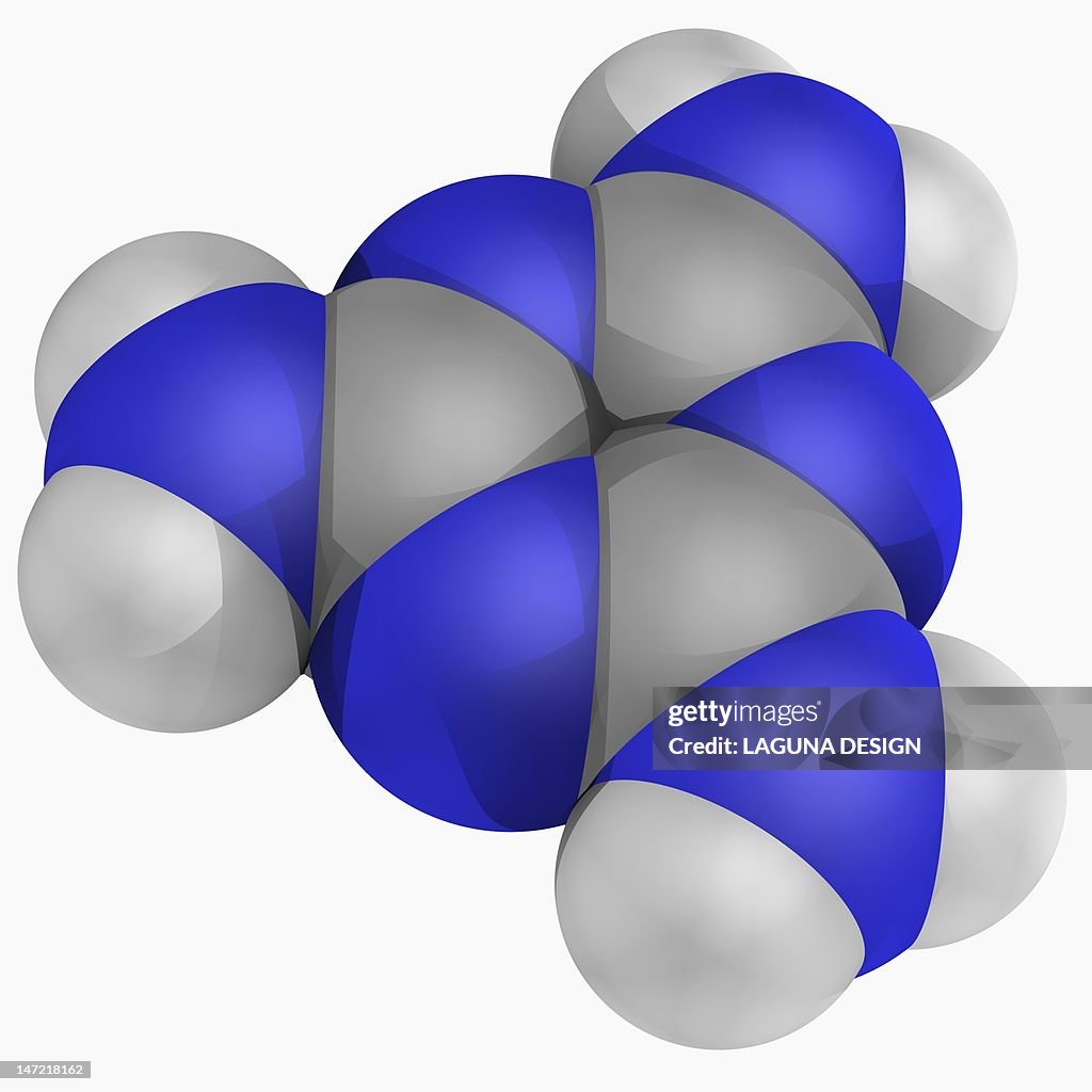 Melamine molecule