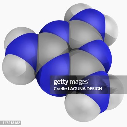 Melamine molecule Melamine molecule