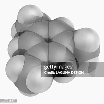 Mesitylene molecule Mesitylene molecule