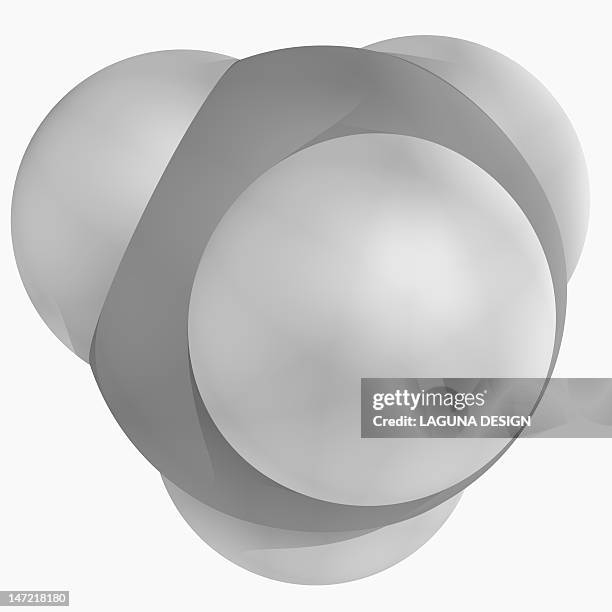 methane molecule - methane stock illustrations