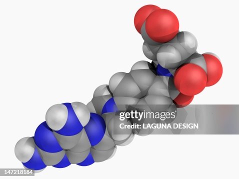 Methotrexate drug molecule Methotrexate drug molecule