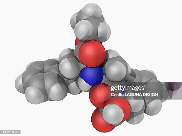 quinapril drug molecule - angiotensin stock illustrations