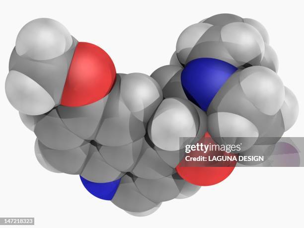 ilustraciones, imágenes clip art, dibujos animados e iconos de stock de quinine drug molecule - quinina