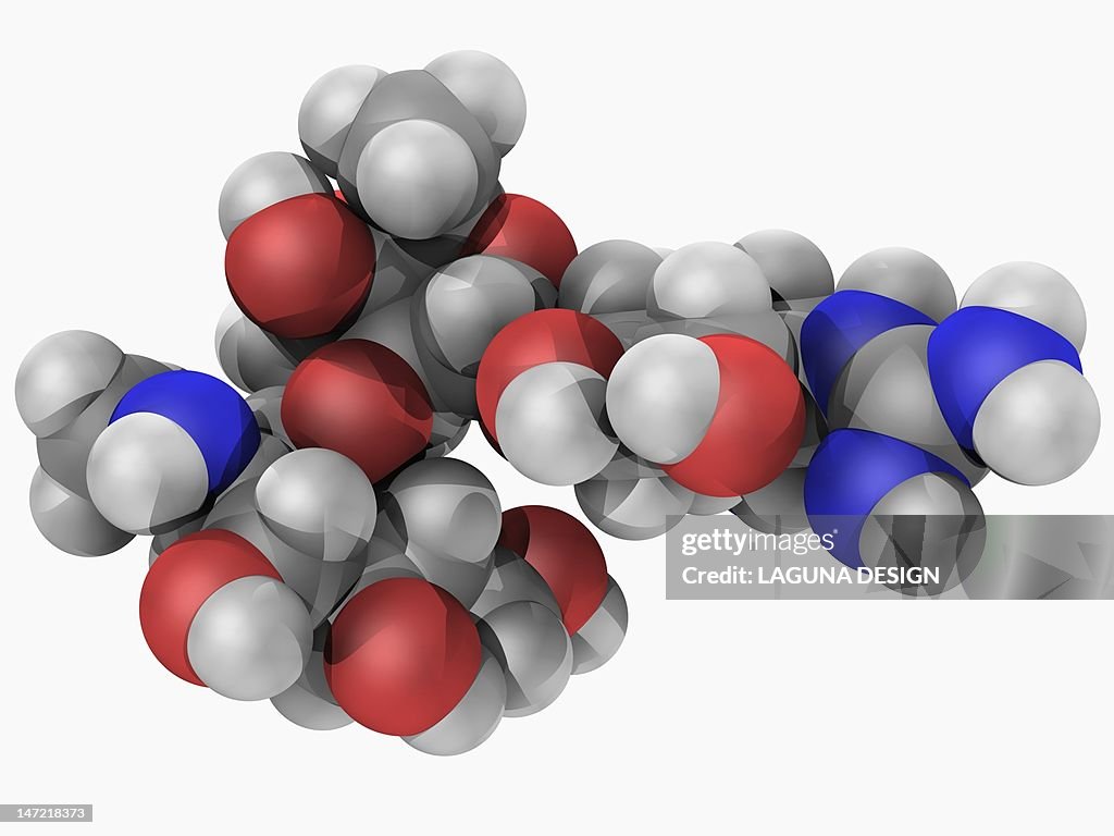 Streptomycin drug molecule