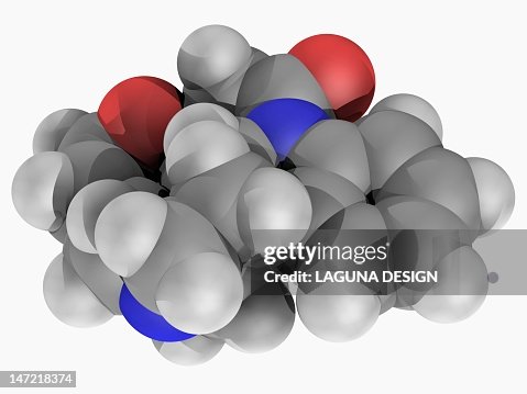 Strychnine molecule Strychnine molecule