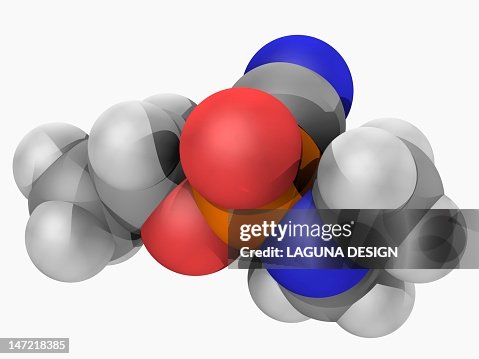 Tabun nerve agent molecule Tabun nerve agent molecule