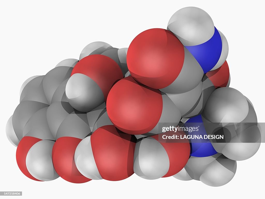 Tetracycline drug molecule
