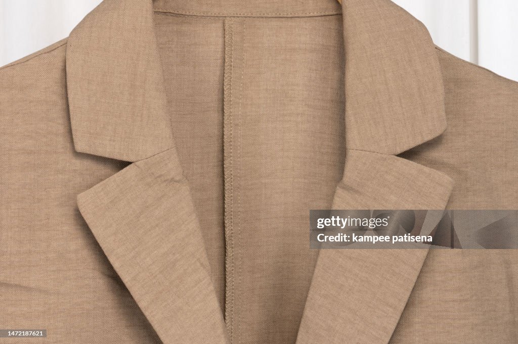 Close-Up Of Brown Suit